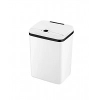 Smart Induction Type Trash Can With Automatic Open Lid, Sanitary Bucket White Color